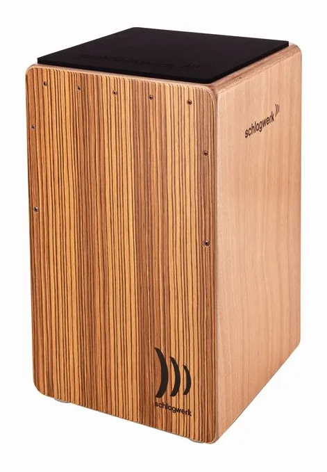 Schlagwerk CP 4011 Cajon "Zebrano", vista frontale