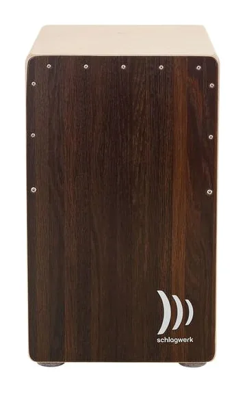 Schlagwerk CP408 2inOne Cajon Dark Oak, su sfondo neutro, photo 2