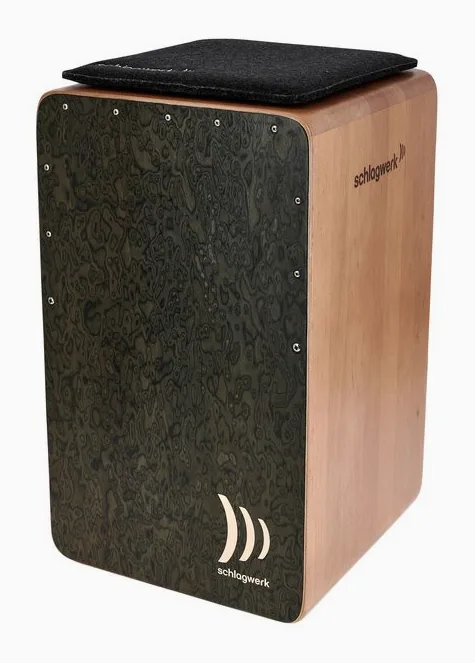 Schlagwerk CP4907 LaPerù Evo burl Cajon, di fronte su sfondo neutro