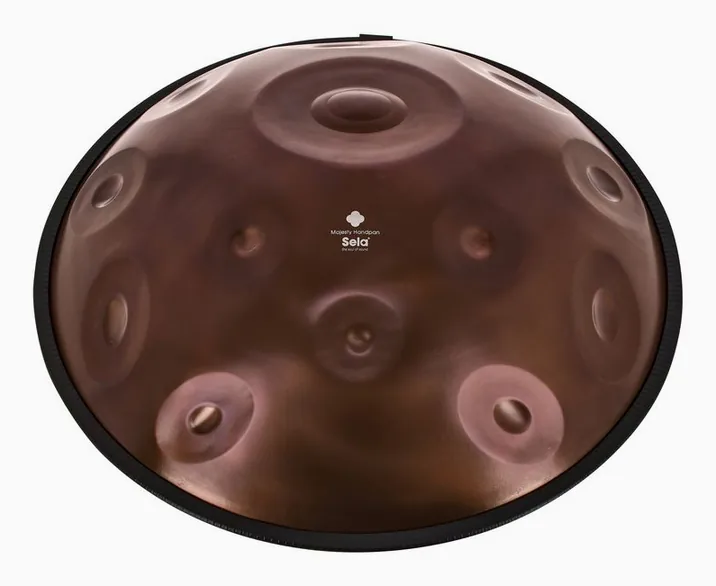 Sela Majesty Handpan E Amara 20 319, su sfondo neutro