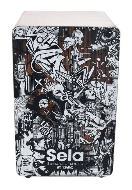 Sela SE 173 Art Series Sketch Cajon, su sfondo neutro, photo 2