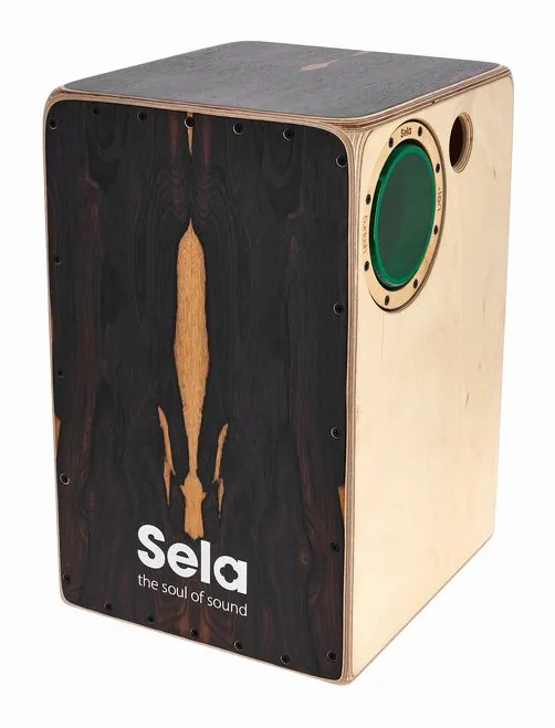 Sela SE-IC1 Iconic Cajon Ziricote, su sfondo neutro