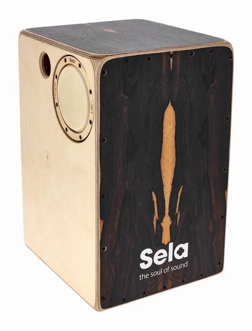 Sela SE-IC1 Iconic Cajon Ziricote, su sfondo neutro, photo 3