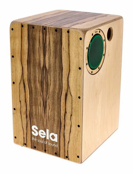 Sela SE-IC2 Iconic Cajon Limba, di fronte su sfondo neutro