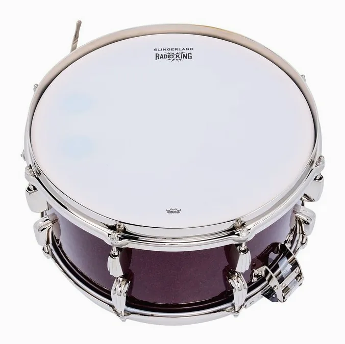 Slingerland 14"x07" Radio King Maple MG, di fronte su sfondo neutro