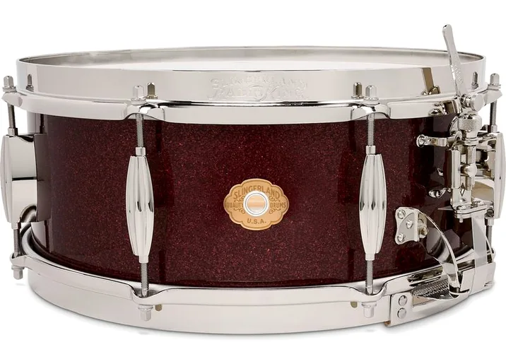 Slingerland 14"x5.5" Radio King Maple MG, vista frontale, photo 2