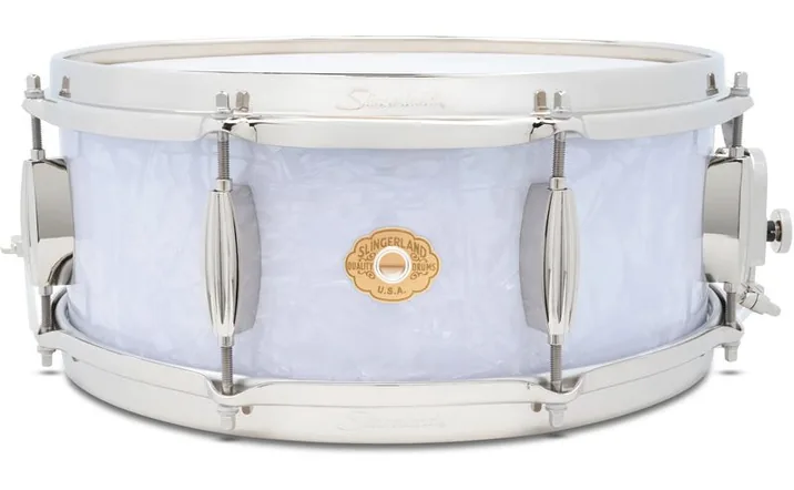 Slingerland 14"x5.5" Radio King Snare WMP, di fronte su sfondo neutro