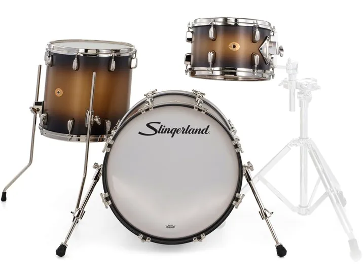 Slingerland 18" Radio King 3pc Kit BG, vista di lato, photo 2