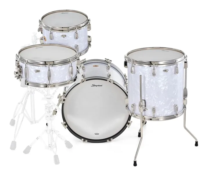 Slingerland 18" Radio King 4pc w/Snare WMP, vista di tre quarti, photo 4