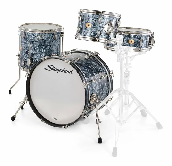 Slingerland 20" Radio King 4pc w/Snare BDP, vista frontale