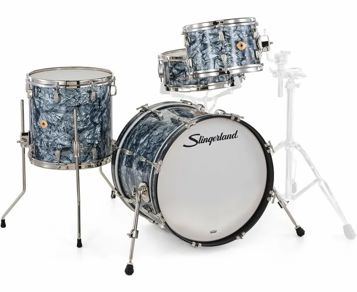 Slingerland 20" Radio King 4pc w/Snare BDP, vista dall'alto, photo 3