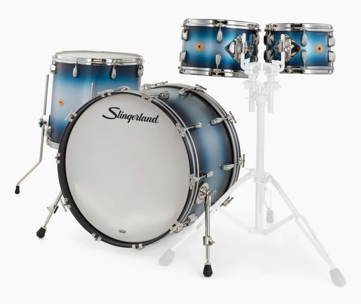 Slingerland 22" Radio King 4pc Kit BS, su sfondo neutro