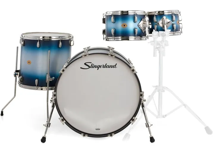 Slingerland 22" Radio King 4pc Kit BS, vista dall'alto, photo 2