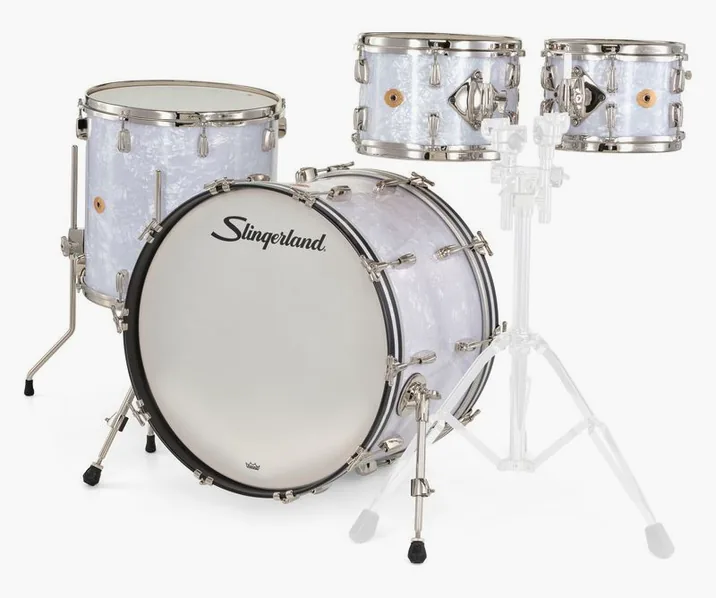 Slingerland 22" Radio King 4pc Kit WMP, di fronte su sfondo neutro