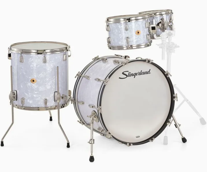 Slingerland 22" Radio King 4pc Kit WMP, vista frontale, photo 3