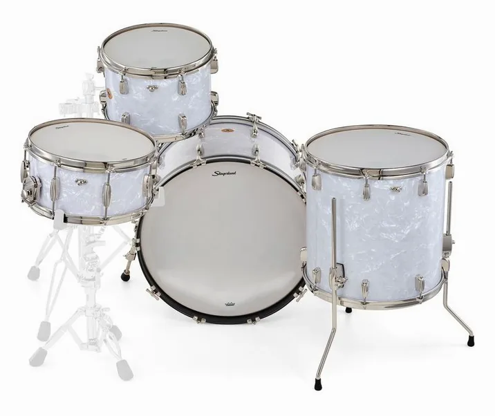 Slingerland 22" Radio King 4pc w/Snare WMP, vista di lato, photo 4