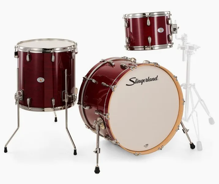 Slingerland 22" Studio King 3pc Kit RCR, dettaglio ravvicinato, photo 3