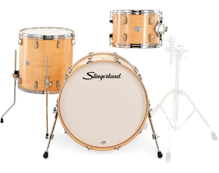 Slingerland 22" Studio King 3pc Kit VTS, vista frontale, photo 2