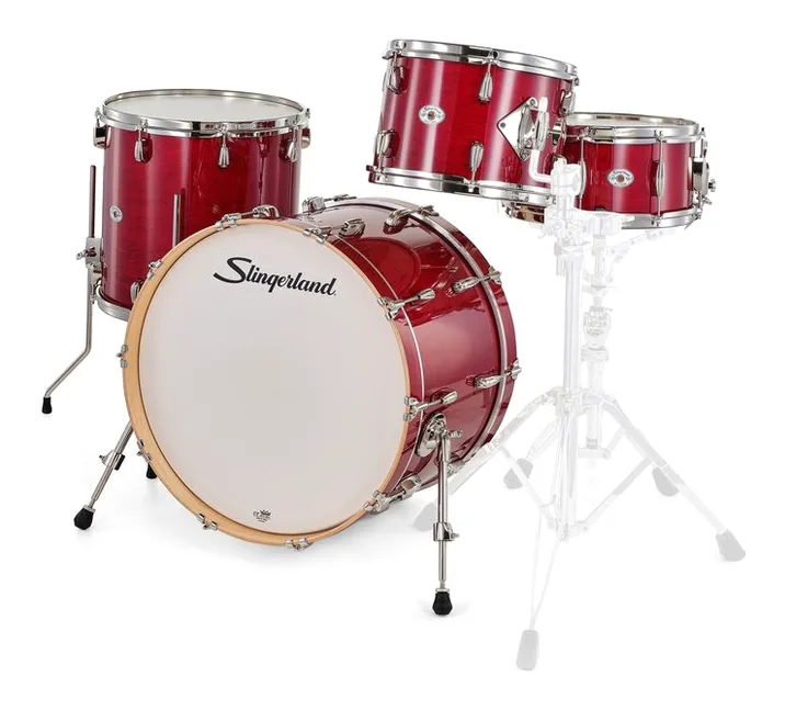 Slingerland 22" Studio King 4pc w/SN RCR, vista frontale