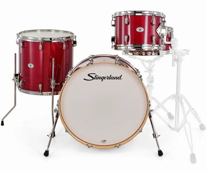 Slingerland 22" Studio King 4pc w/SN RCR, vista di lato, photo 2