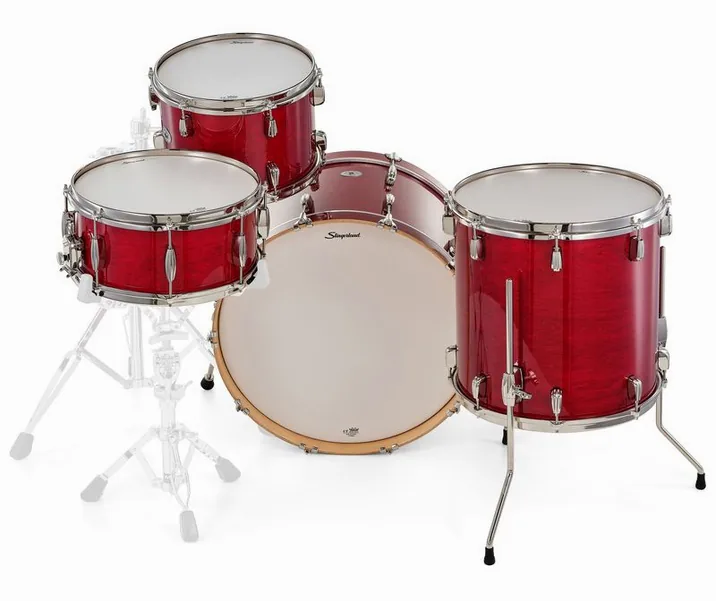 Slingerland 22" Studio King 4pc w/SN RCR, su sfondo neutro, photo 4