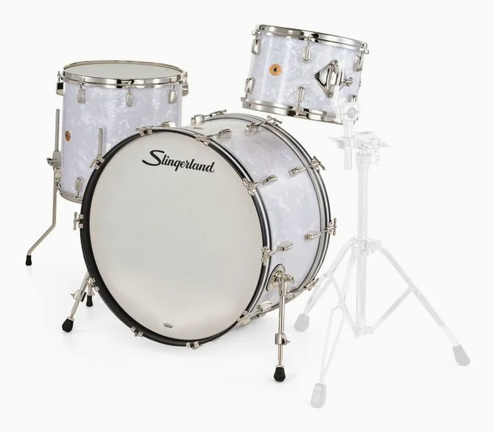 Slingerland 24" Radio King 3pc Kit WMP, dettaglio frontale
