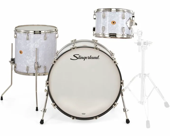 Slingerland 24" Radio King 3pc Kit WMP, vista di lato, photo 2