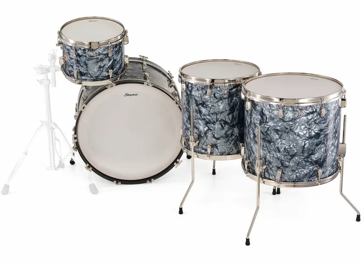 Slingerland 24" Radio King 4pc Kit BDP, vista dall'alto, photo 4