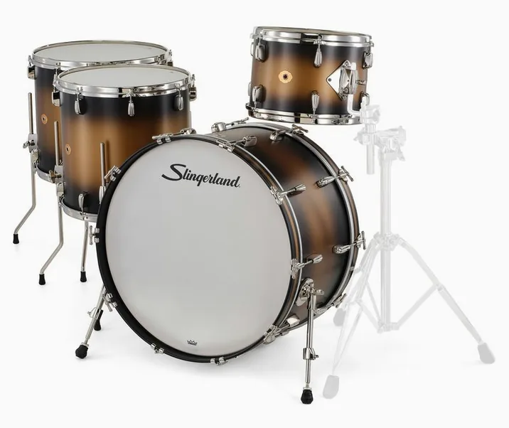 Slingerland 24" Radio King 4pc Kit BG, dettaglio frontale
