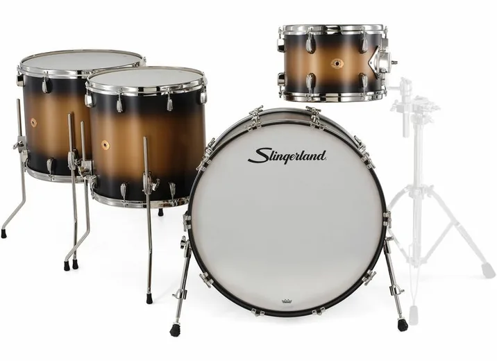 Slingerland 24" Radio King 4pc Kit BG, su sfondo neutro, photo 2