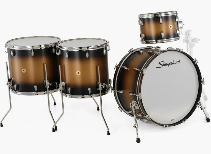 Slingerland 24" Radio King 4pc Kit BG, vista di tre quarti, photo 3