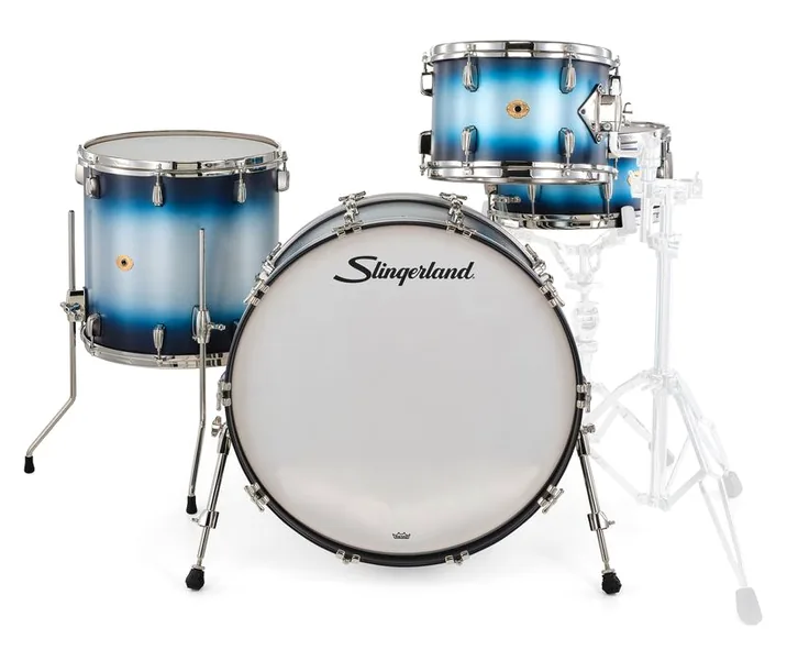 Slingerland 24" Radio King 4pc w/Snare BS, su sfondo neutro, photo 2