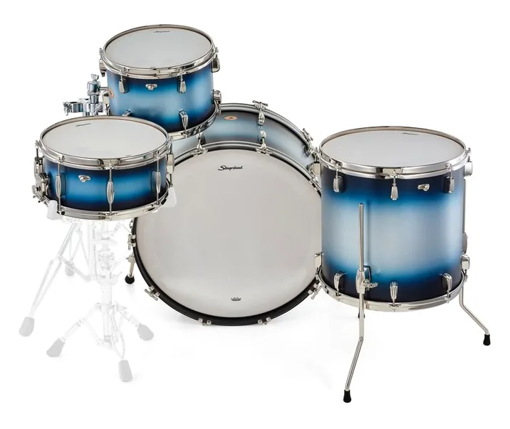 Slingerland 24" Radio King 4pc w/Snare BS, su sfondo neutro, photo 4