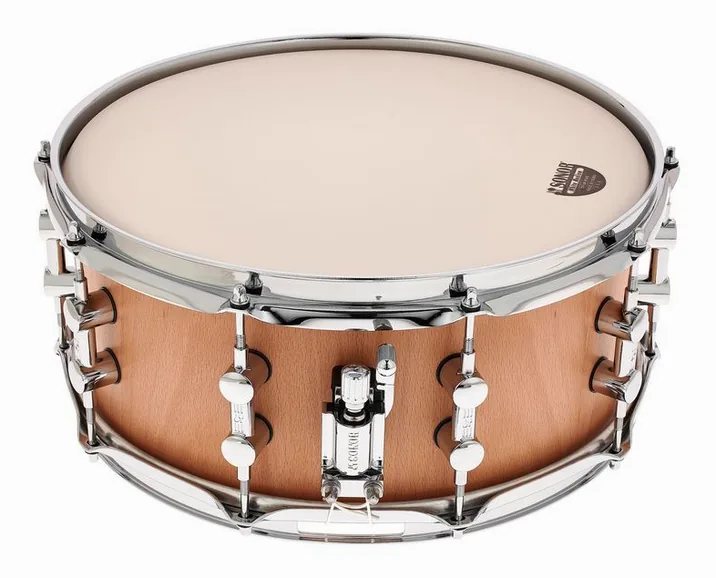Sonor 14"x06" Kompressor Snare Beech, vista frontale, photo 2