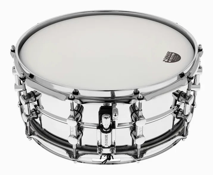 Sonor 14"x5,75" Kompressor Steel SD, vista frontale, photo 3