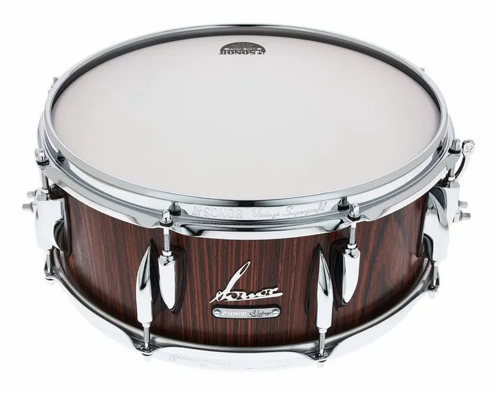 Sonor 14"x5,75" Vintage Snare Rosew., vista frontale