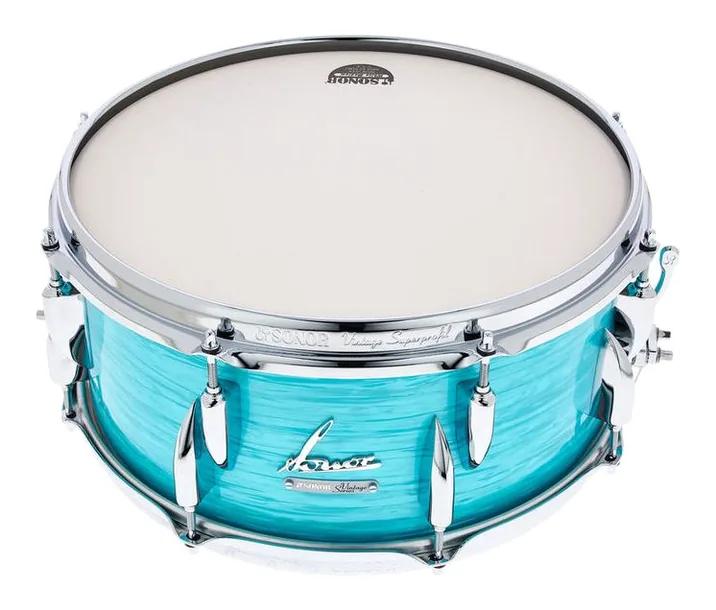 Sonor 14"x6,5" Vintage Snare C. Blue, vista frontale