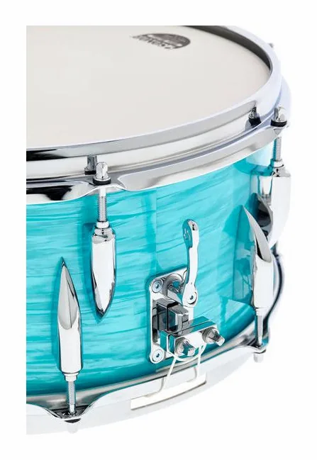 Sonor 14"x6,5" Vintage Snare C. Blue, su sfondo neutro, photo 4