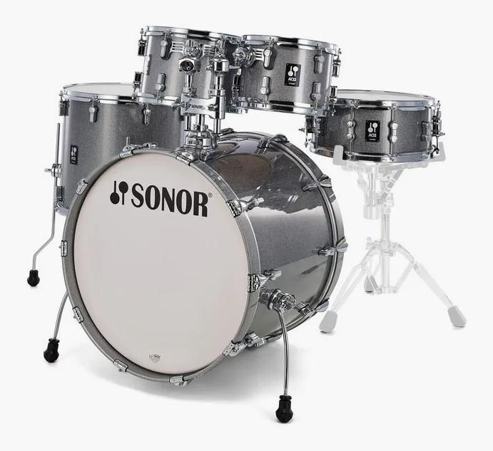 Sonor AQ2 Studio Set TQZ, di fronte su sfondo neutro