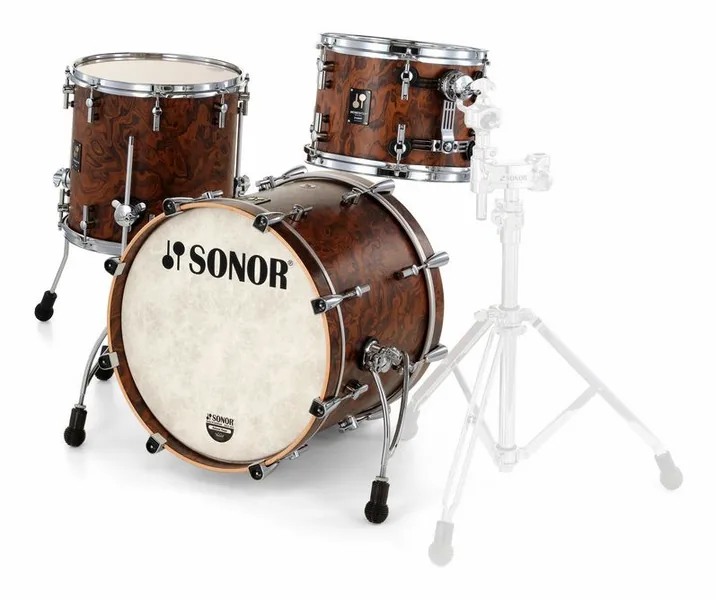 Sonor MOMENTUM 318 Beech Set CBU, di fronte su sfondo neutro