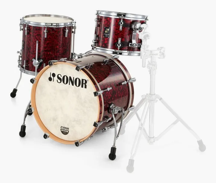 Sonor MOMENTUM 318 Birch Set REP, di fronte su sfondo neutro