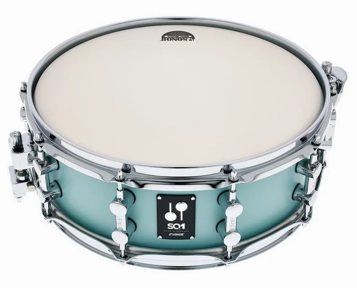 Sonor SQ1 14"x5" Snare Cruiser Blue, vista frontale