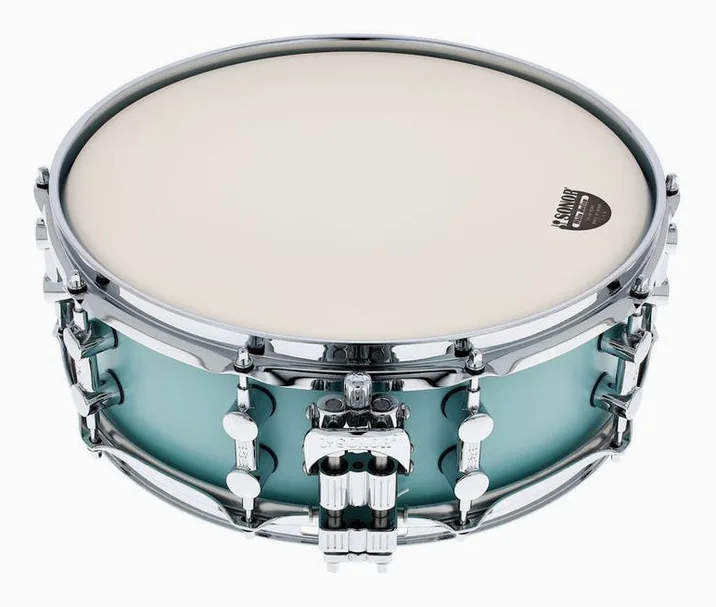 Sonor SQ1 14"x5" Snare Cruiser Blue, vista frontale, photo 3