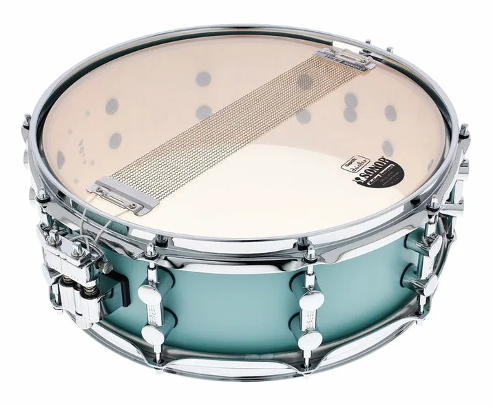 Sonor SQ1 14"x5" Snare Cruiser Blue, vista di tre quarti, photo 4