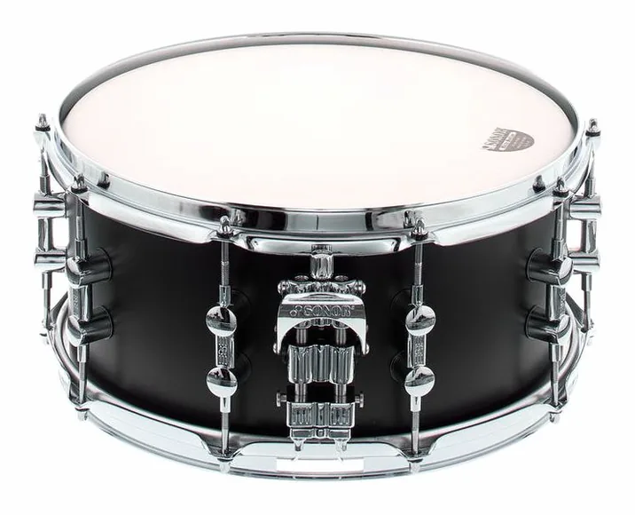 Sonor SQ1 14"x6,5" Snare GT Black, vista di lato, photo 3