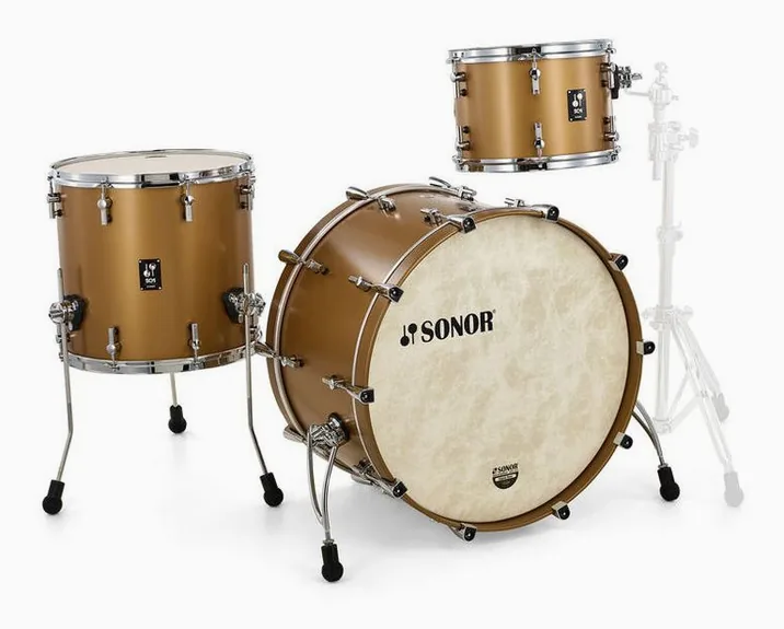Sonor SQ1 Rock GT Satin Gold Metal., vista di lato, photo 3