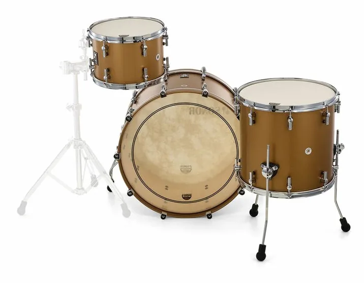 Sonor SQ1 Rock GT Satin Gold Metal., su sfondo neutro, photo 4