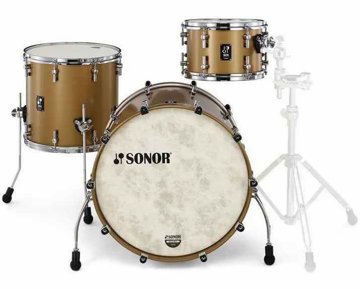Sonor SQ1 Studio GT Satin Gold Metal, vista di lato, photo 2