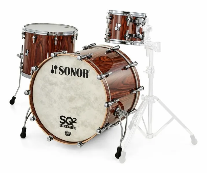Sonor SQ2 1up 1down Rosewood, dettaglio frontale