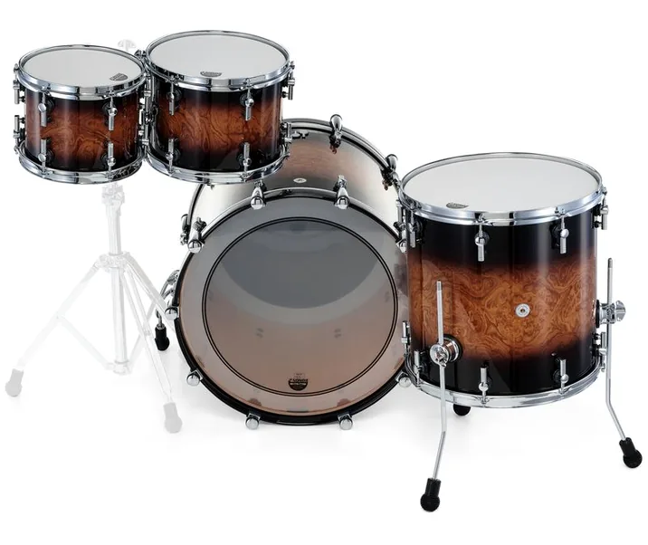 Sonor SQ2 Beech Walnut Brown Burst, vista di lato, photo 4